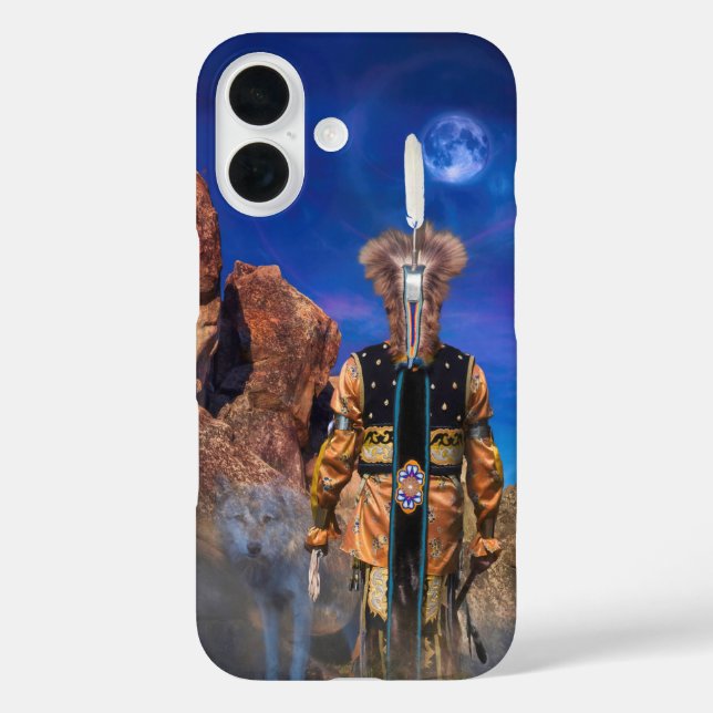 Funda iPhone 16 Wolf Spirit CUANDO LAS ROCAS PUDIERAN HABLAR (Reverso )
