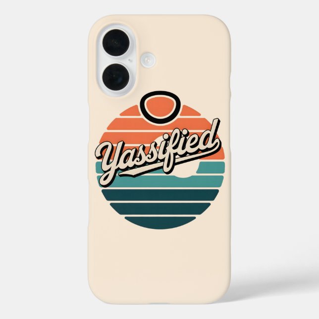 Funda iPhone 16 Yassified Retro Sunset (Reverso )