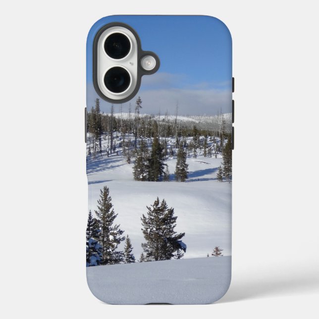 Funda iPhone 16 Yellowstone Winter Landscape Photography (Reverso )