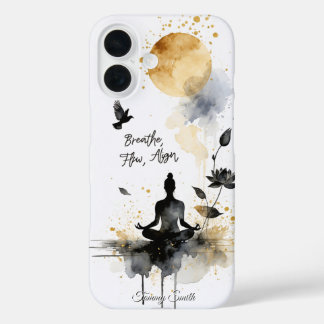 Funda iPhone 16 Yoga Moon Zen Art