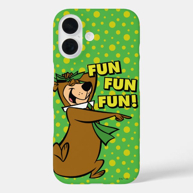 Funda iPhone 16 Yogi Bear Fun Fun Fun (Reverso )