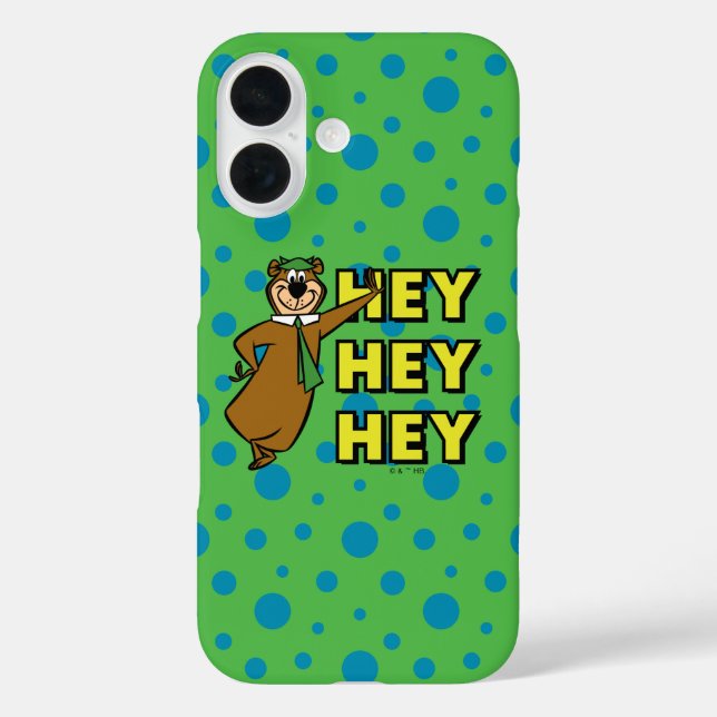 Funda iPhone 16 Yogi Bear Hey Hey (Reverso )