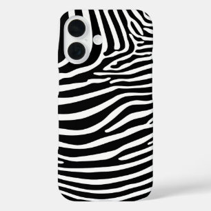 Funda iPhone 16 Zebra Animalprint