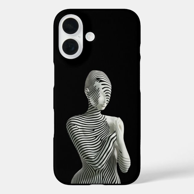 Funda iPhone 16 Zebra Woman (Reverso )