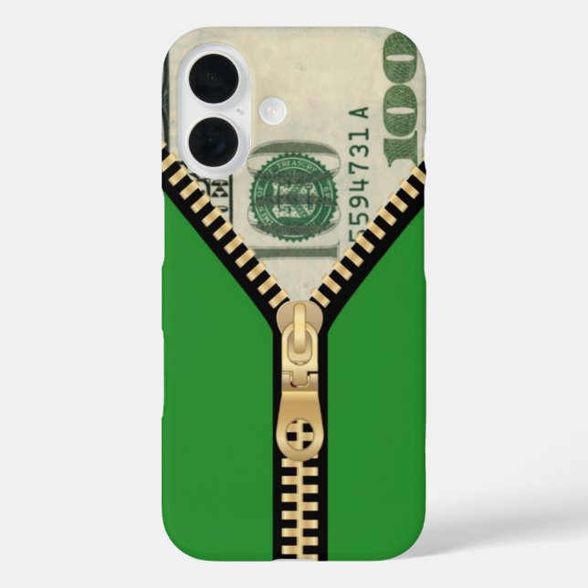 Funda iPhone 16 Zipper de $100 (Reverso )