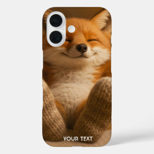 Funda iPhone 16 Zorro Lindo De Fantasía Y Calcetines
