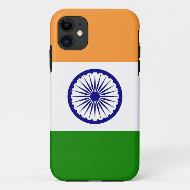 FUNDA IPhone 5 con bandera de India (Reverso)