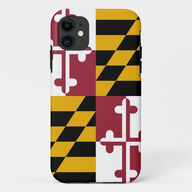 FUNDA IPhone 5 con bandera de Maryland (Reverso)