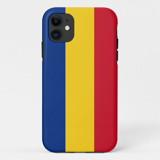FUNDA IPhone 5 con bandera de Rumania (Reverso)