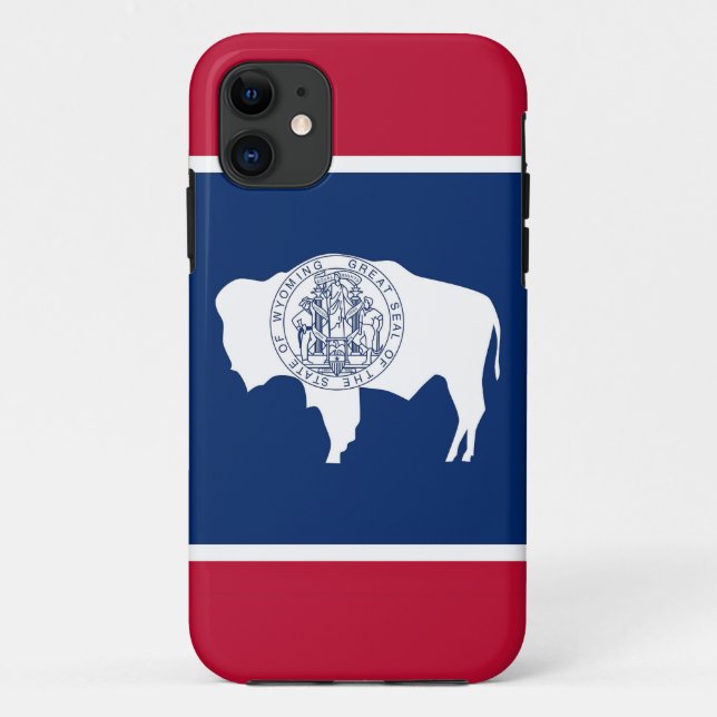 FUNDA IPhone 5 con bandera de Wyoming (Reverso)