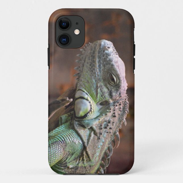 FUNDA IPhone 5 con lagarto de Iguana (Reverso)