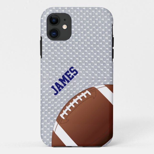 Funda iPhone 5 Personalizado gris de fútbol (Reverso)