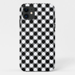 Funda iPhone 5 puntos de polka blancos y negros