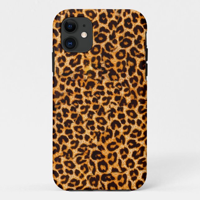 Funda Iphone 5S de impresión Leopard (Reverso)