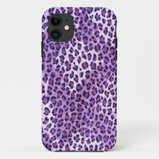 Funda Iphone 5S de impresión Purple Leopard