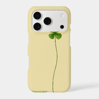 funda iPhone 6/6s con trébol de cuatro hojas y lad