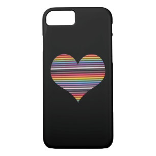 Funda iPhone 7 con cable de cinta de arcoiris