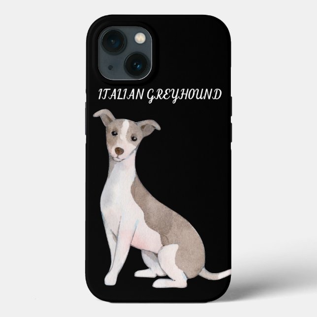 FUNDA ITALIANO GREYHOUND APPLE IPHONE 13. (Reverso )