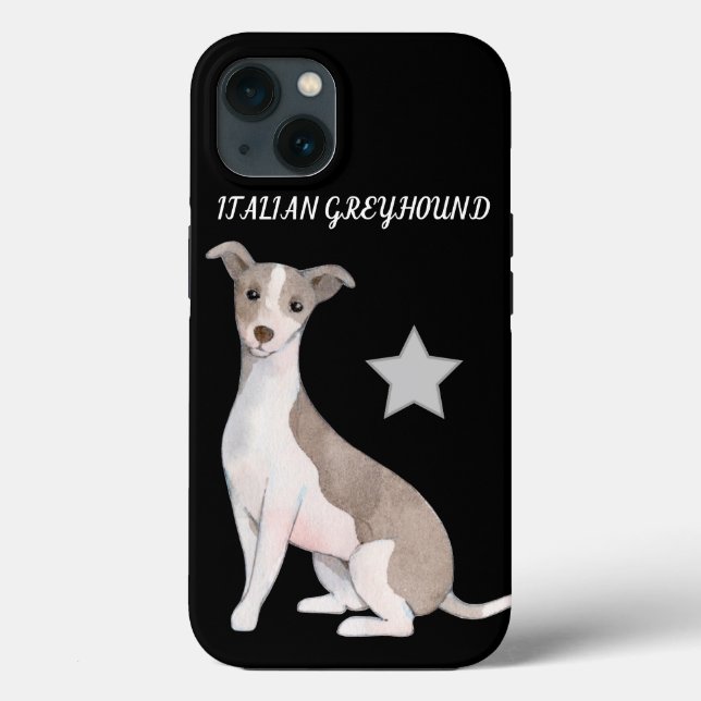 FUNDA ITALIANO GREYHOUND APPLE IPHONE 13. Funda-Ma (Reverso )