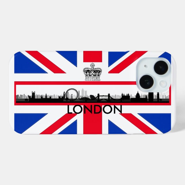 Funda Jack Flag de London Skyline Union iPhone 6 P (Reverso (Horizontal) )