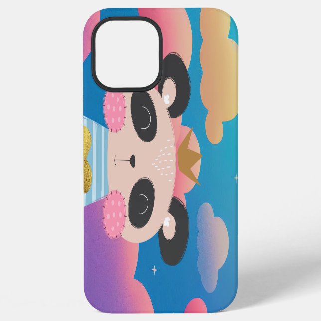 Funda King Panda para iPhone 12 Pro Max (Reverso )