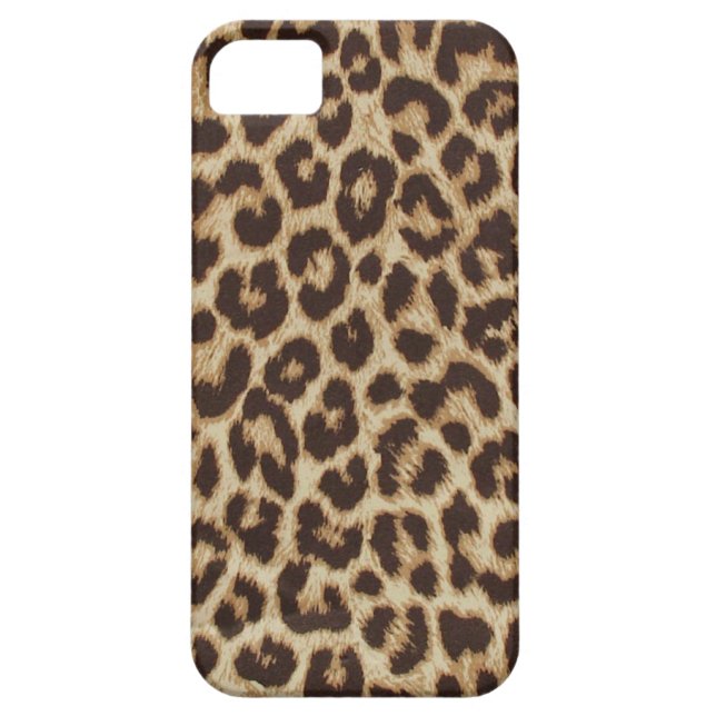 Funda Leopard Print iPhone 5 (Atrás)