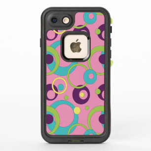 Funda Lifeproof Círculos Rosa Funky