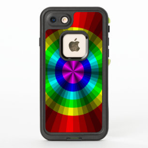 Funda Lifeproof de arcoíris de ilusión óptica