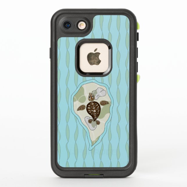 Funda Lifeproof de Callie la Tortuga Marina (Reverso)