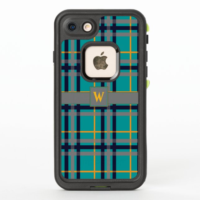 Funda Lifeproof de Cuadro Azul y Naranja (Reverso)