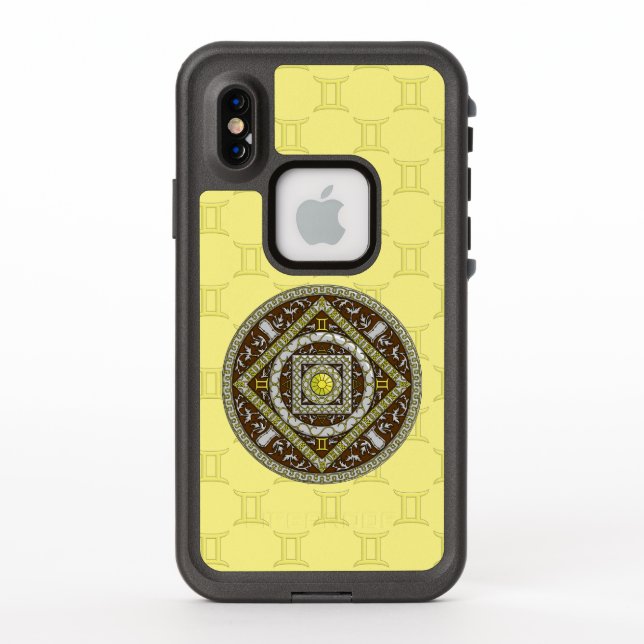 Funda Lifeproof de Mandala de Géminis (Reverso)
