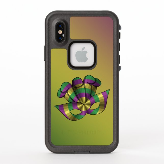 Funda Lifeproof de Máscara de Mardi Gras (Reverso)