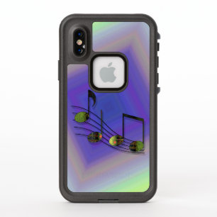Funda Lifeproof de notas de Dubstep