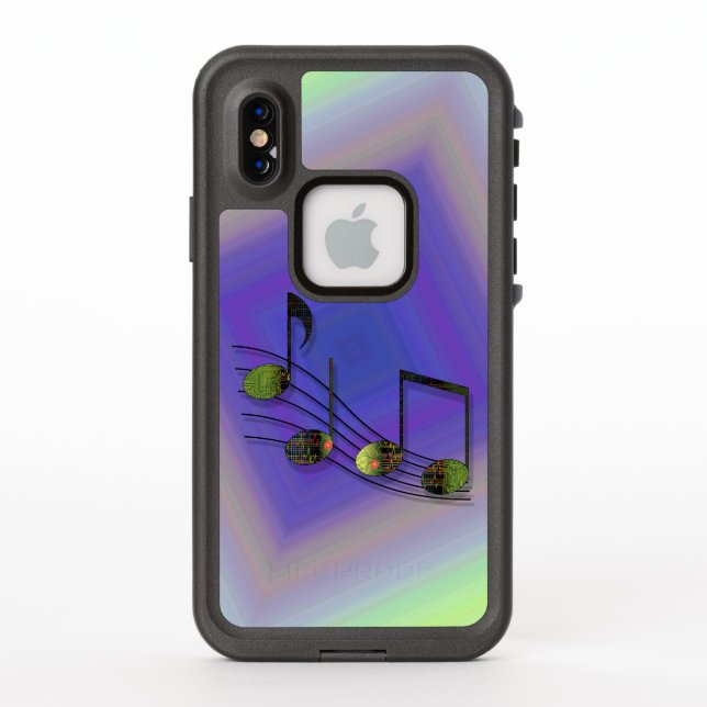 Funda Lifeproof de notas de Dubstep (Reverso)