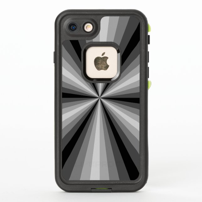 Funda Lifeproof negra de ilusión óptica (Reverso)