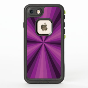 Funda Lifeproof púrpura de ilusión óptica