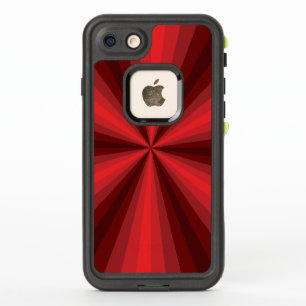 Funda Lifeproof roja de ilusión óptica