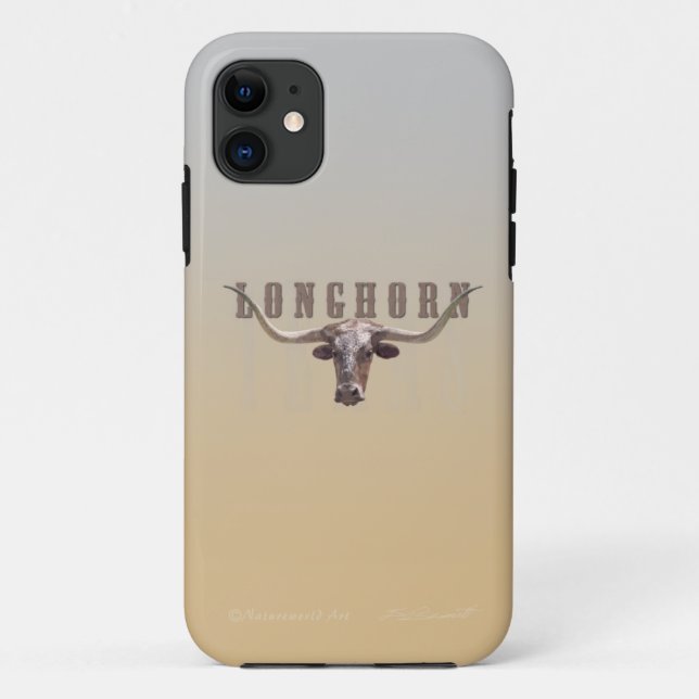 Funda ligero para iPhone5 de Longhorn (Reverso)
