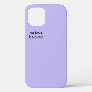 Funda Lilac Purple Apple iPhone 12 Be Love