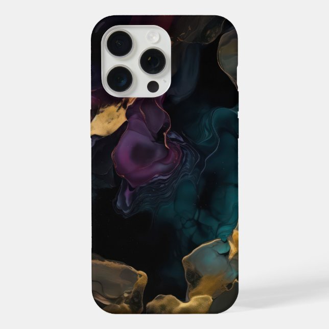 Funda Liquid Marble para iPhone 15 Pro Max. (Reverso )