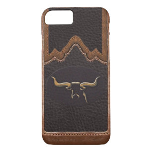 Funda Longhorn Photo Faux Leather para iPhone 7