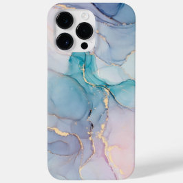 Funda Marbal y purpurina de oro para iPhone 14 Pro