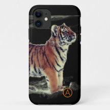 Funda-Mate iPhone 11 Funda BABY TIGER DIY INICIAL