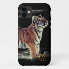 Funda-Mate iPhone 11 Funda BABY TIGER DIY INICIAL