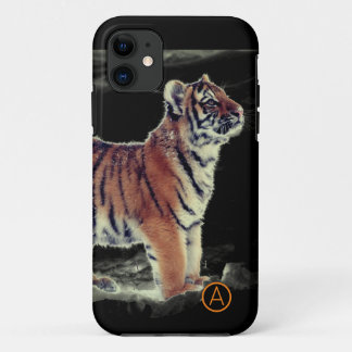 Funda-Mate iPhone 11 Funda BABY TIGER DIY INICIAL