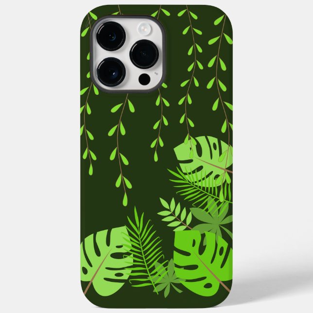 Funda-Mate iPhone 14 Pro Max Funda de Jungle Leave (Reverso )