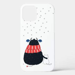 FUNDA-MATE TOUGH iPhone 12 FUNDA MONSTER Y CAT