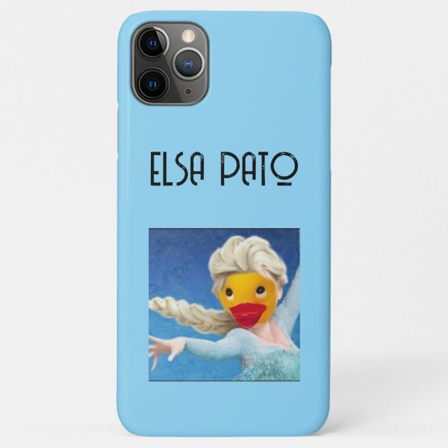 FUNDA MEMES ELSA+PATO (Reverso)