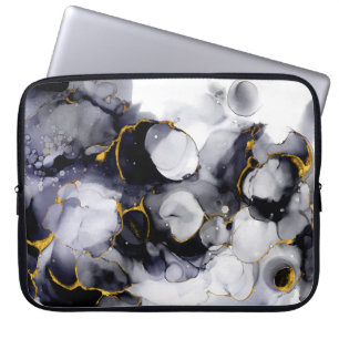 Funda moderna para portátil de fondo de mármol n