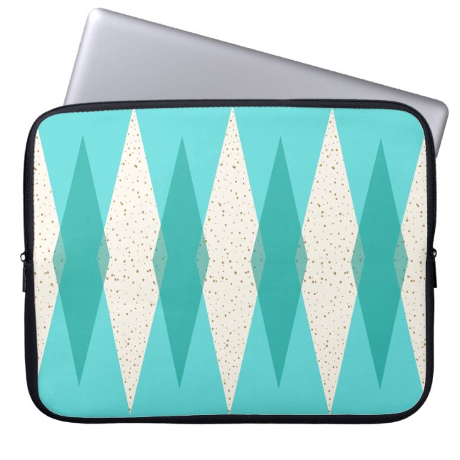 Funda moderna para portátiles de Mid Century Argyl (Frente)